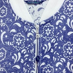 Paisley Gray bomber denim jacket.  New with tags.  Size large.